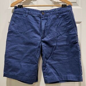 Dockers Men's Navy Flat Front Shorts